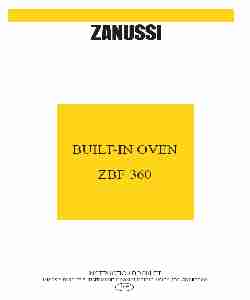 Zanussi Oven ZBF 360-page_pdf